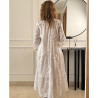 Chemise robe brodée
