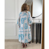 Chemise robe en lin