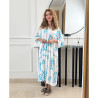 Chemise robe en lin