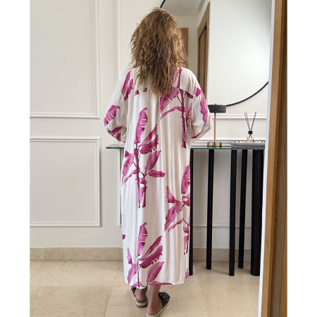 Chemise robe en lin
