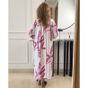 Chemise robe en lin