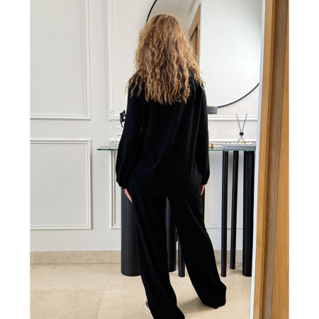 Ensemble en lin avec poche brodé