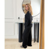 Ensemble en lin avec poche brodé