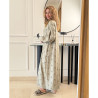 Chemise robe en lin