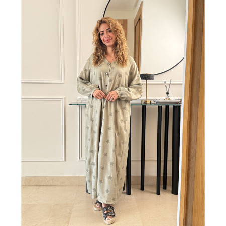 Chemise robe en lin