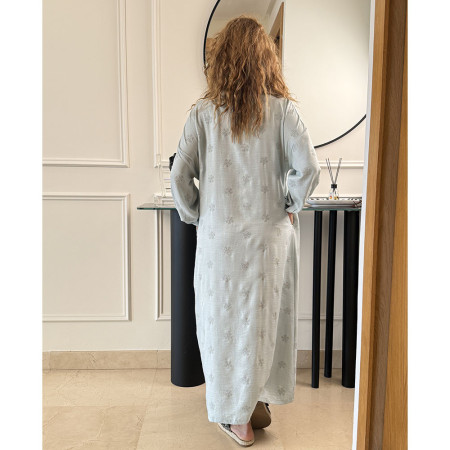 Chemise robe en lin