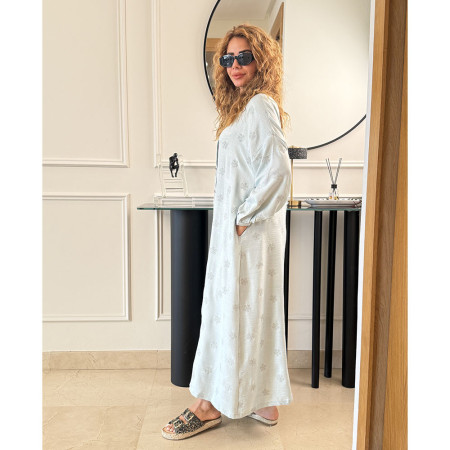 Chemise robe en lin