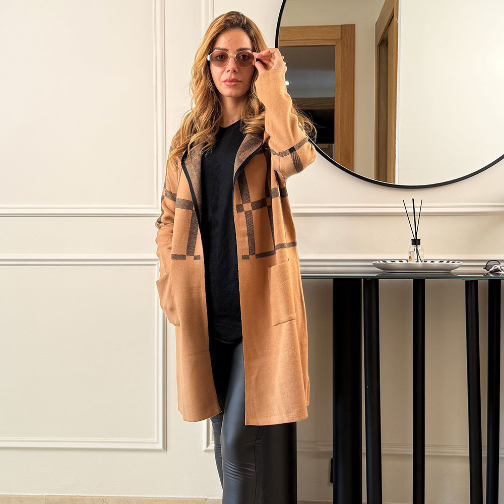Cardigan en maille fine