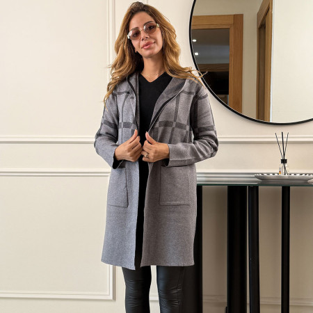 Cardigan en maille fine