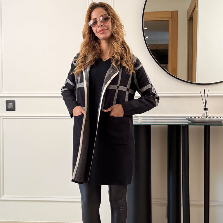 Cardigan en maille fine