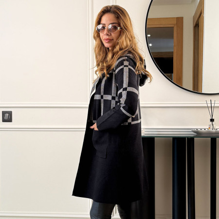 Cardigan en maille fine