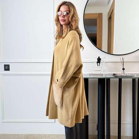Cape en maille fine
