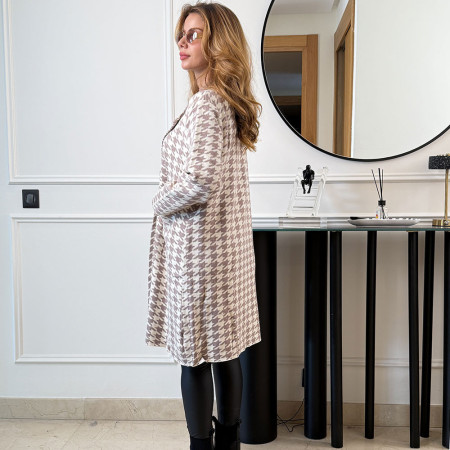 Cape en maille fine