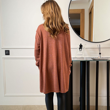 Pull long en maille fine