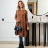 Pull robe en maille fine
