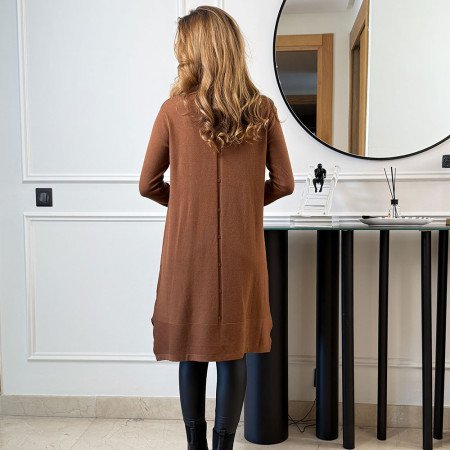 Pull robe en maille fine