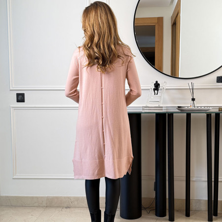 Pull robe en maille fine