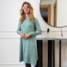 Pull robe en maille fine