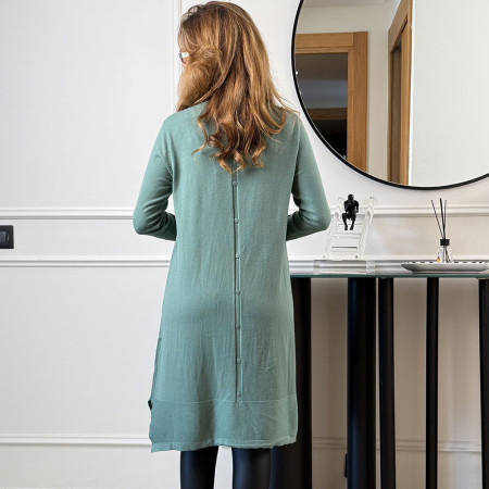 Pull robe en maille fine
