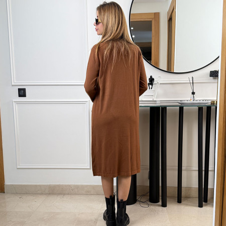Pull robe en maille fine