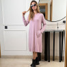 Pull robe en maille fine