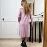 Pull robe en maille fine