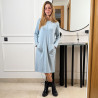 Pull robe en maille fine