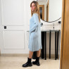 Pull robe en maille fine