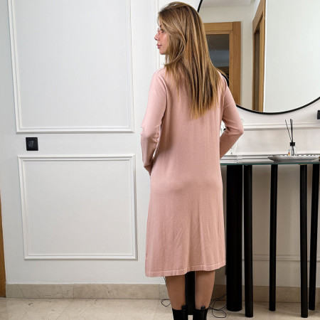 Pull robe en maille fine