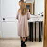 Pull robe en maille fine