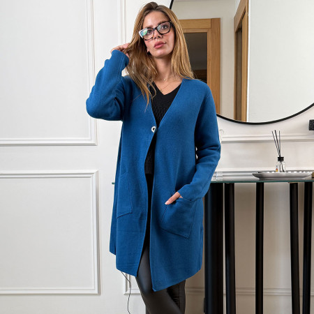 Cardigan en maille fine