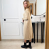 Pull robe en maille fine