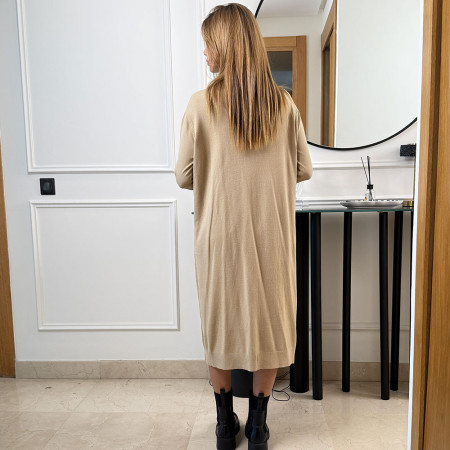 Pull robe en maille fine