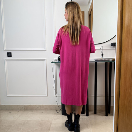 Pull robe en maille fine