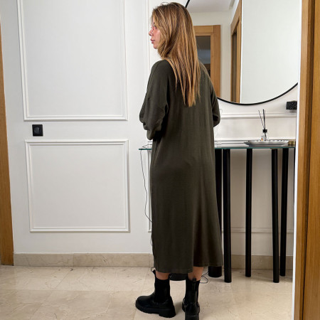 pull robe en maille fine