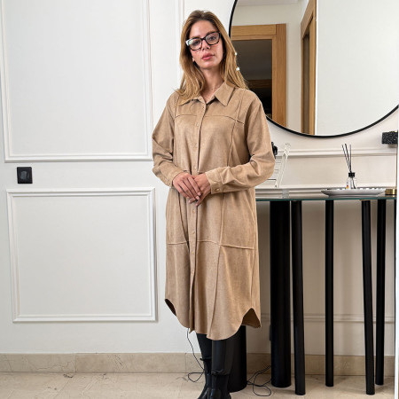 Chemise en daim