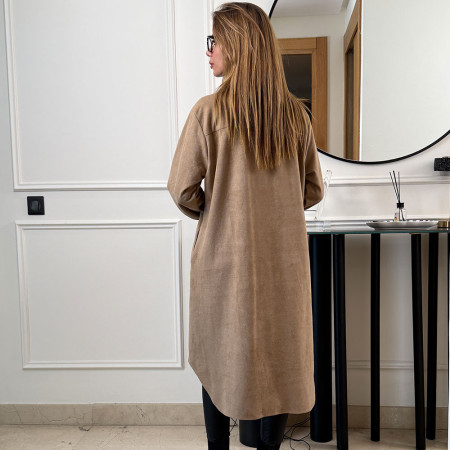 Chemise en daim
