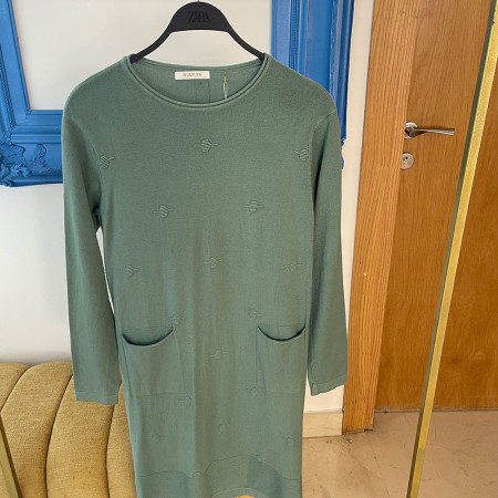 Pull robe en maille fine