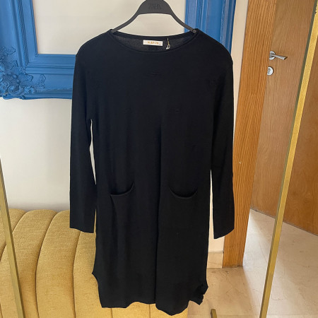 Pull robe en maille fine