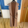 Gilet en daim avec ceinture
