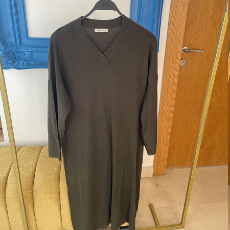 pull robe en maille fine