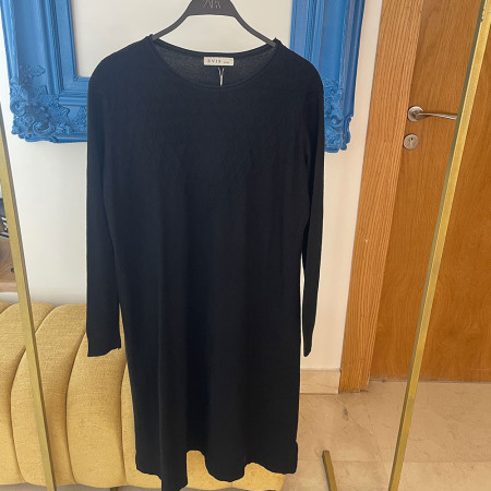 Pull robe en maille fine