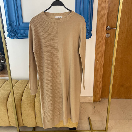 Pull robe en maille fine