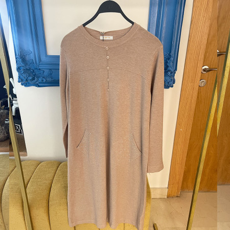 Pull robe en maille fine