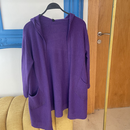 Cardigan en maille fine