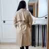Trench en simili cuir