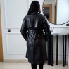 Trench en simili cuir