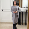 Pull robe en maille fine