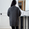 Cape en grosse maille
