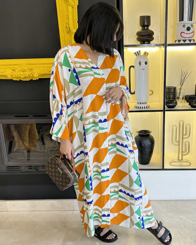 Chemise robe en lin
